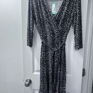 NWT Leota Black White and Greg Animal Print Dress from Stitch Fix